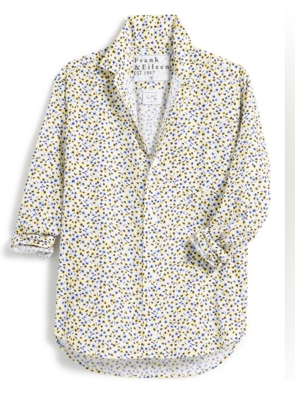 Frank & Eileen Eileen Ditsy Flowers Relaxed Button-Up Shirt Size Large